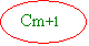 Oval: Cm+11